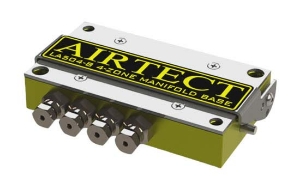 Picture for category AIRTECT LA504-B 4-Zone Modular Leak Alarm Manifold Base